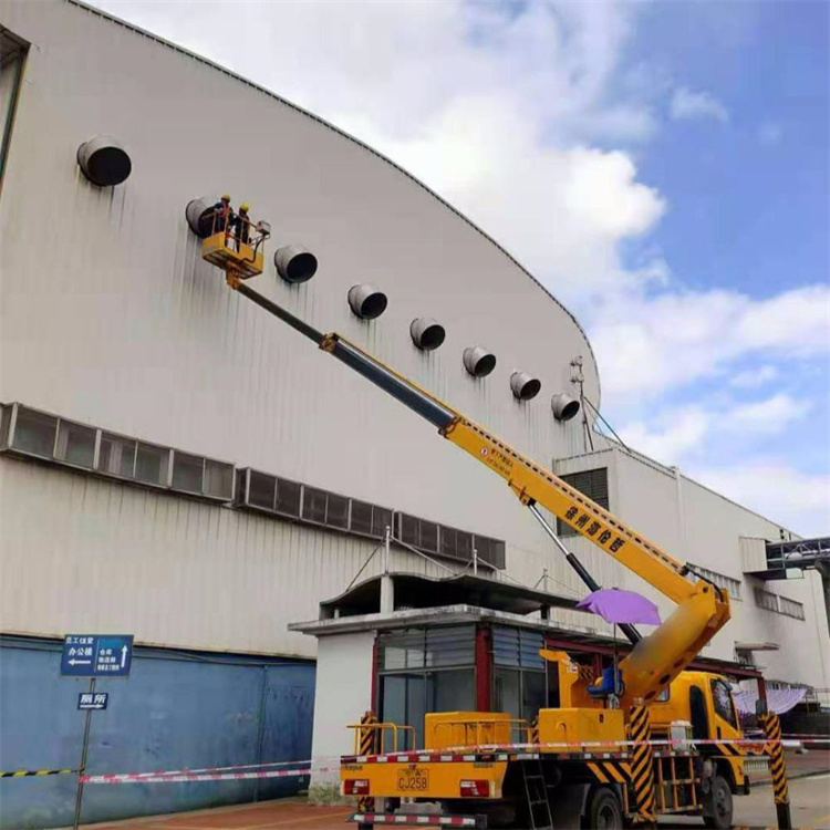 合肥庐阳高空作业车出租服务：专业广告牌安装解决方案